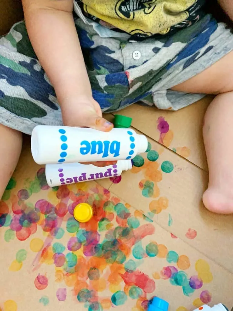 dot markers painting for toddlers