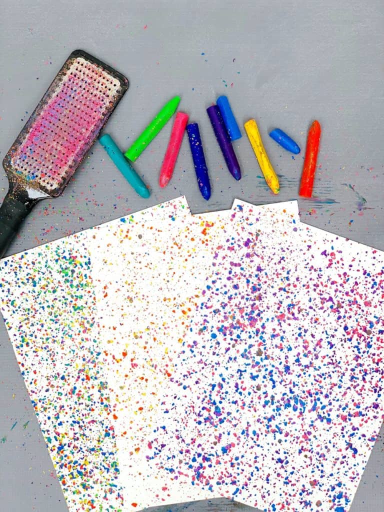 How to make melted crayon art