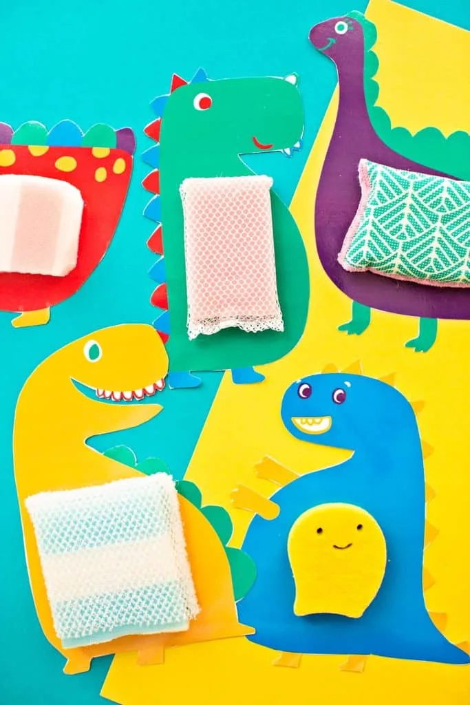 Touch and Feel Sensory Dinosaur Cards