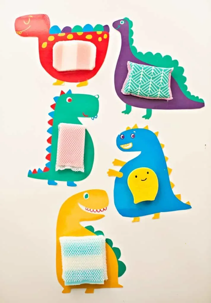 Printable Touch and Feel Sensory Dinosaur Cards