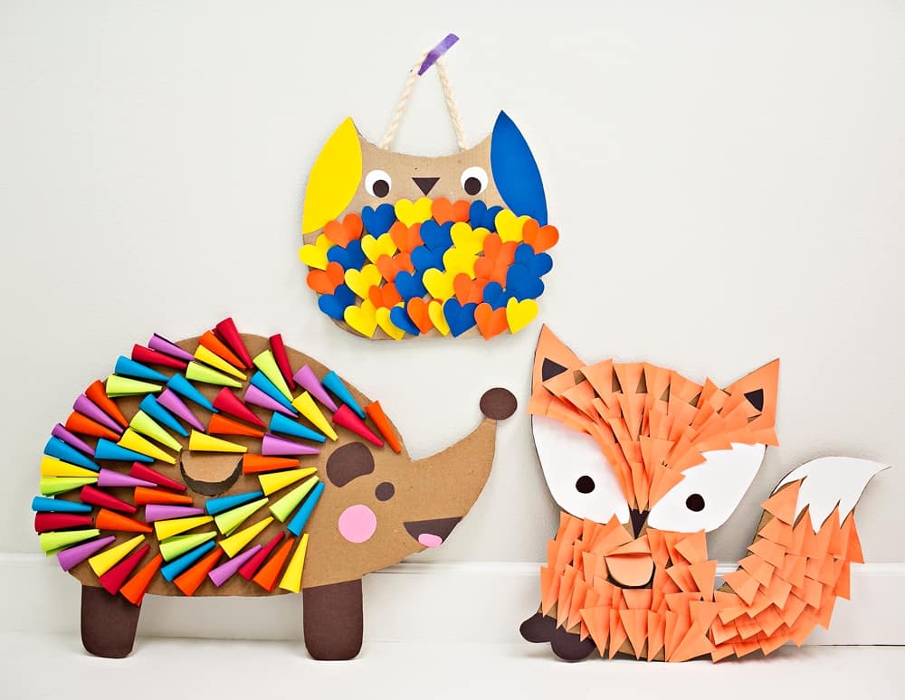 DIY Handmade Woodland Animals Fox Hedgehog Owl Halloween Costume For Kids 