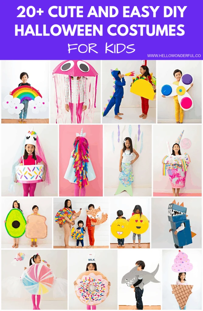 20 Plus cute and easy DIY Halloween costumes for kids