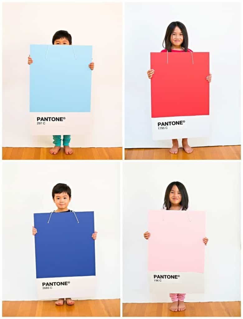 PANTONE COLOR CHIPS: EASY DIY HALLOWEEN COSTUME