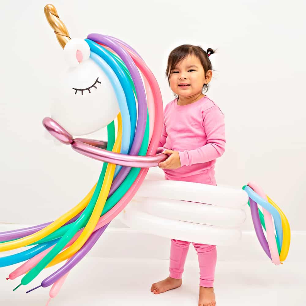 DIY Unicorn Balloon Costume for Kids 