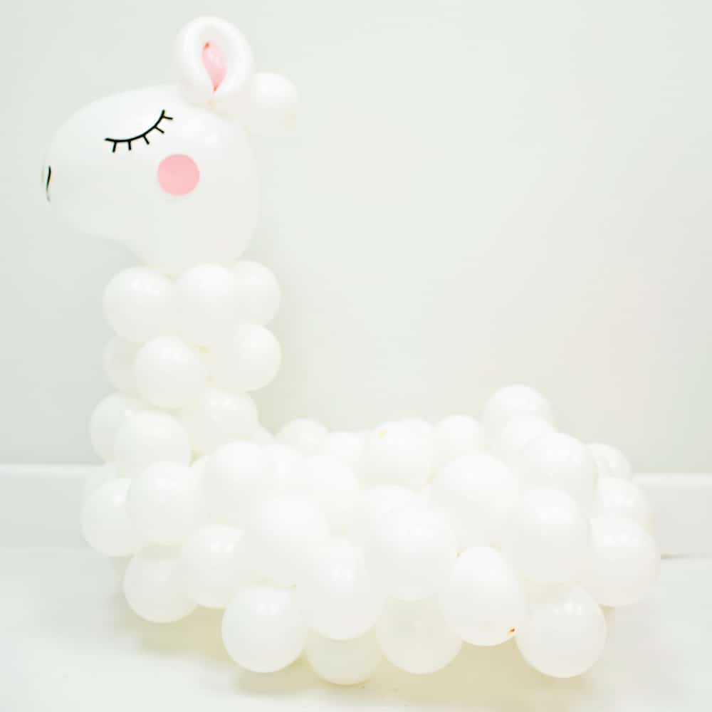 DIY Llama Balloon Costume for Kids - Halloween DIY costume