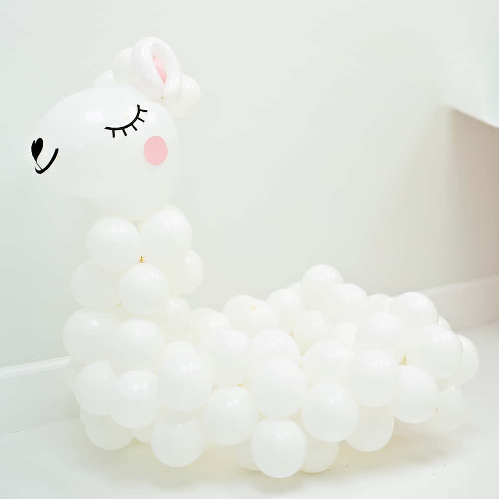 costum de balon DIY Llama 