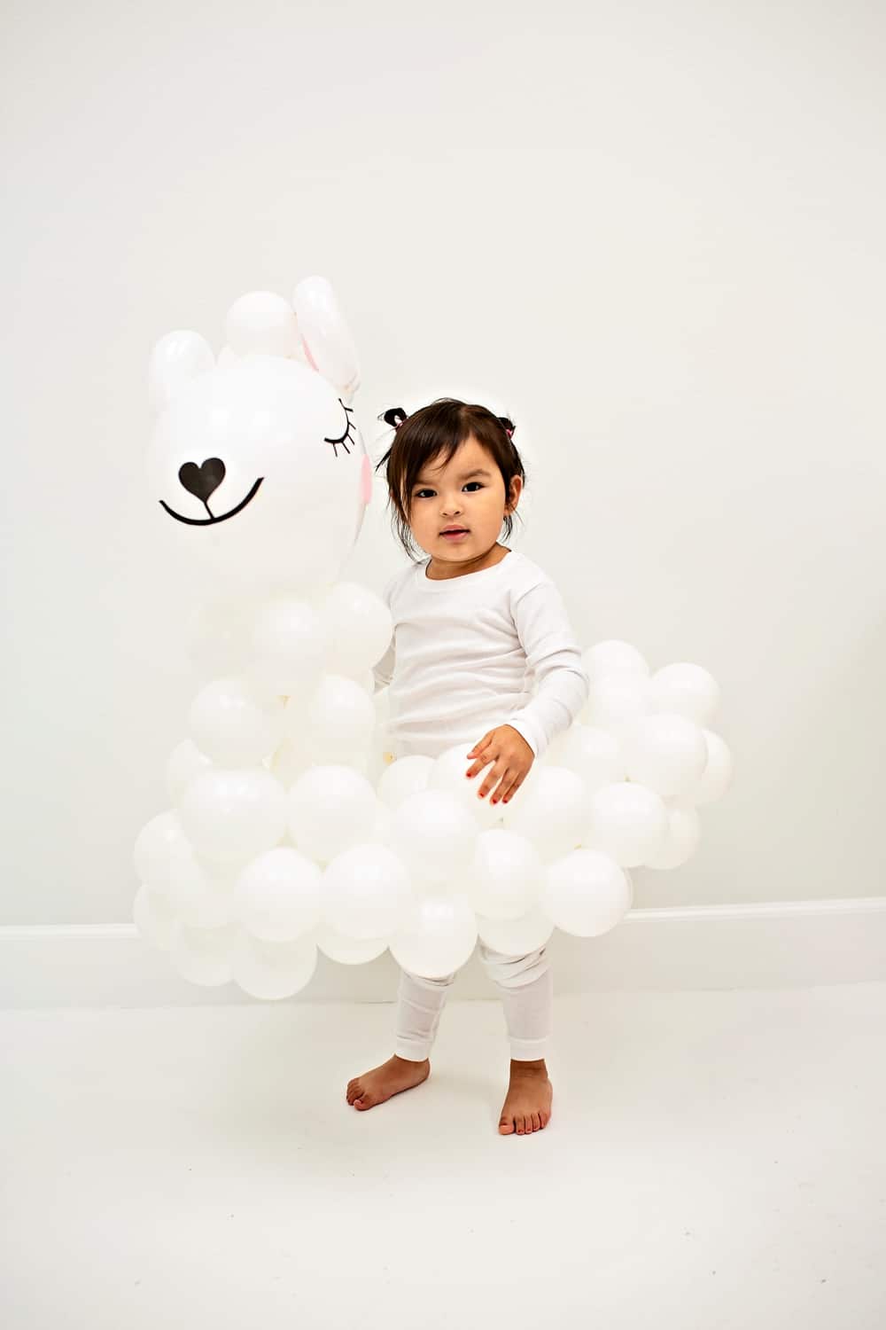 DIY LLAMA Ballong Kostyme For Barn - Halloween kostyme