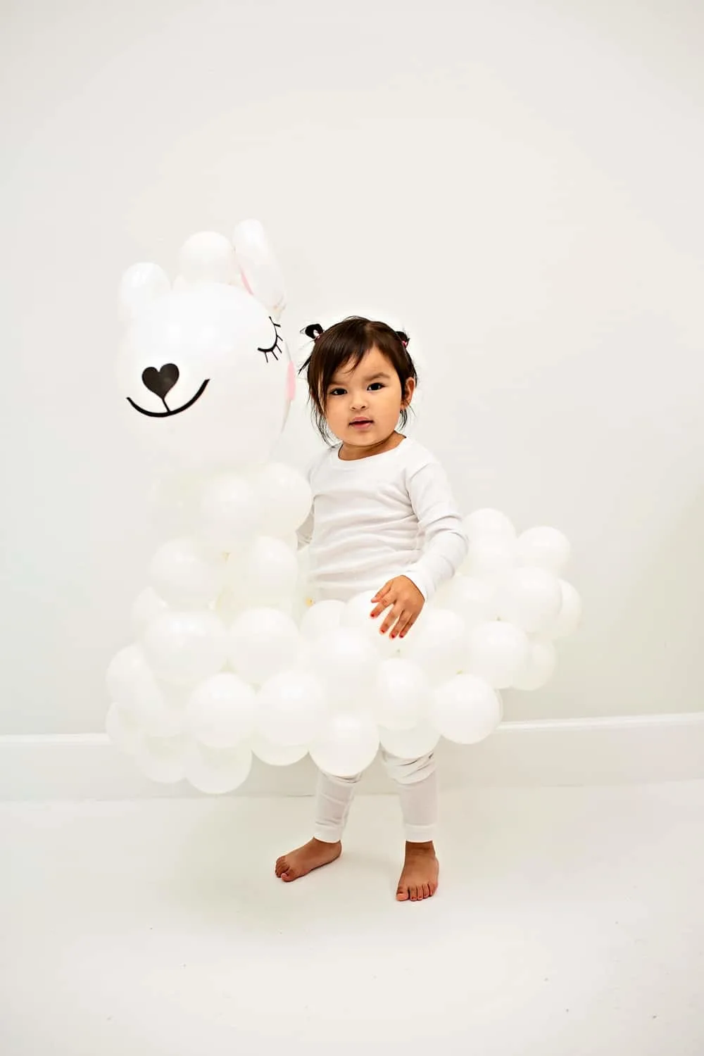 DIY Llama Balloon Costume for Kids - Halloween costume
