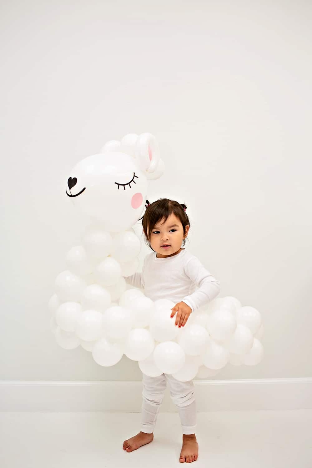 DIY Llama balon costum pentru copii - costum de Halloween