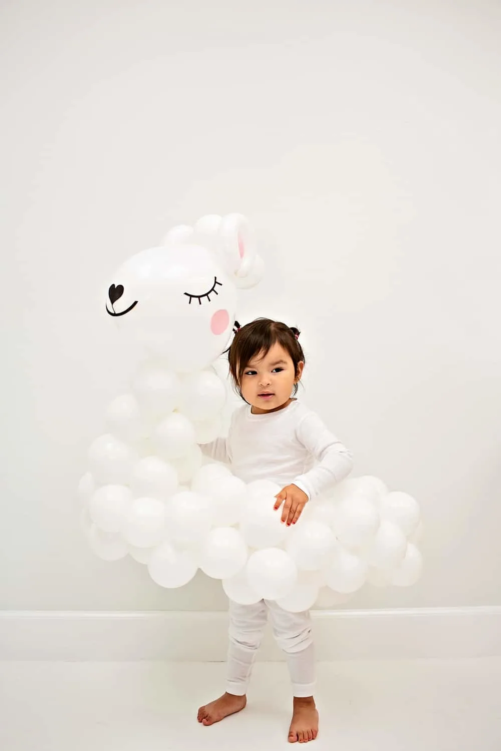 DIY Llama Balloon Costume for Kids - Halloween costume