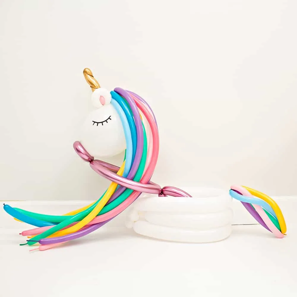 DIY Unicorn Balloon Costume for Kids - Halloween costumes