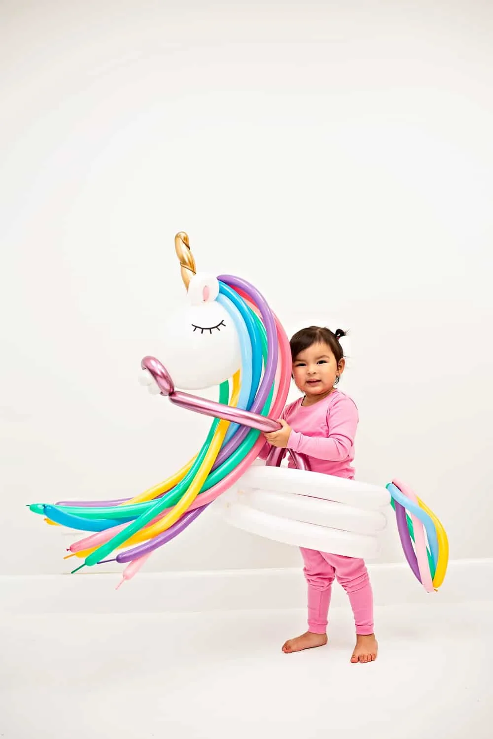 DIY Unicorn Balloon Costume for Kids 