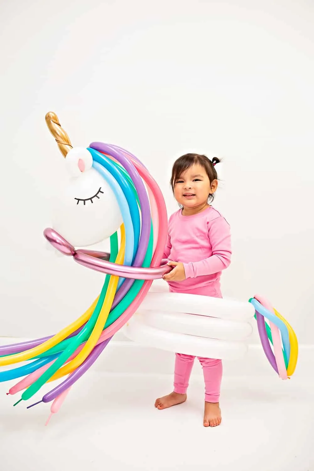 DIY Unicorn Balloon Costume for Kids - Halloween costumes