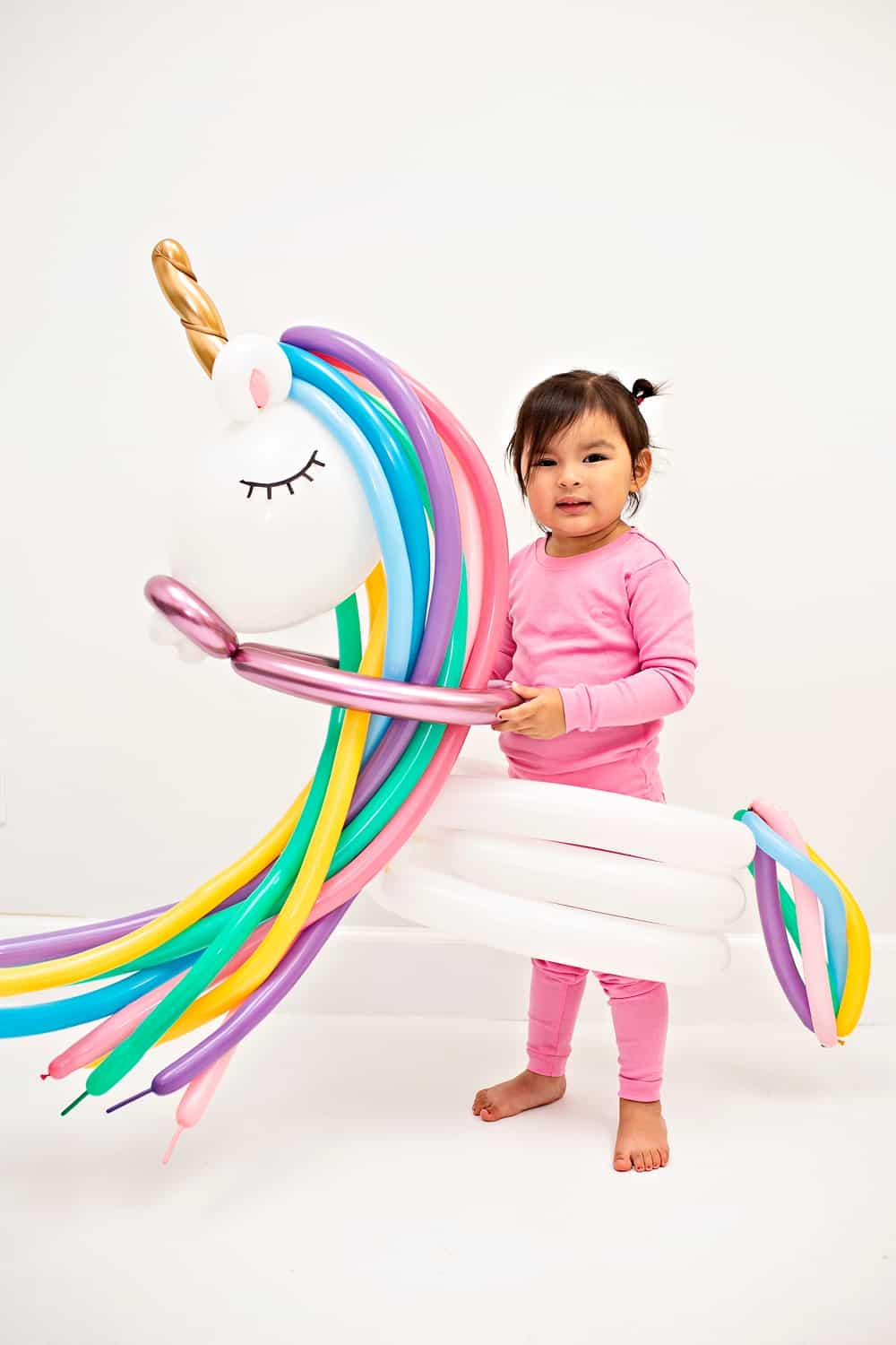 DIY Unicorn Balloon Costume for Kids 
