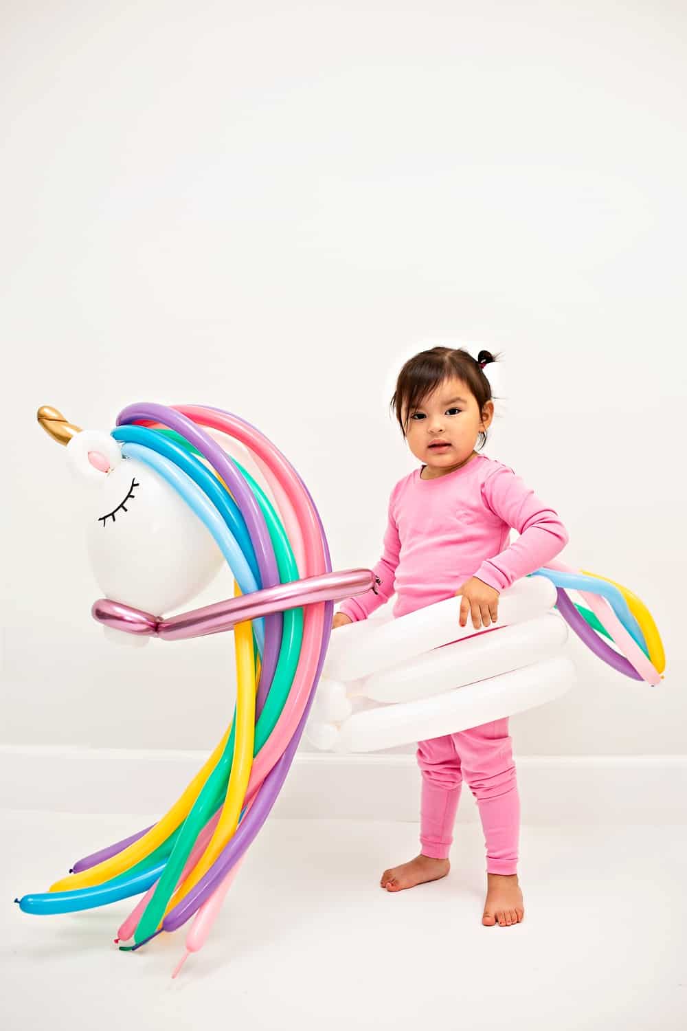 DIY Unicorn Balloon Costume for Kids 