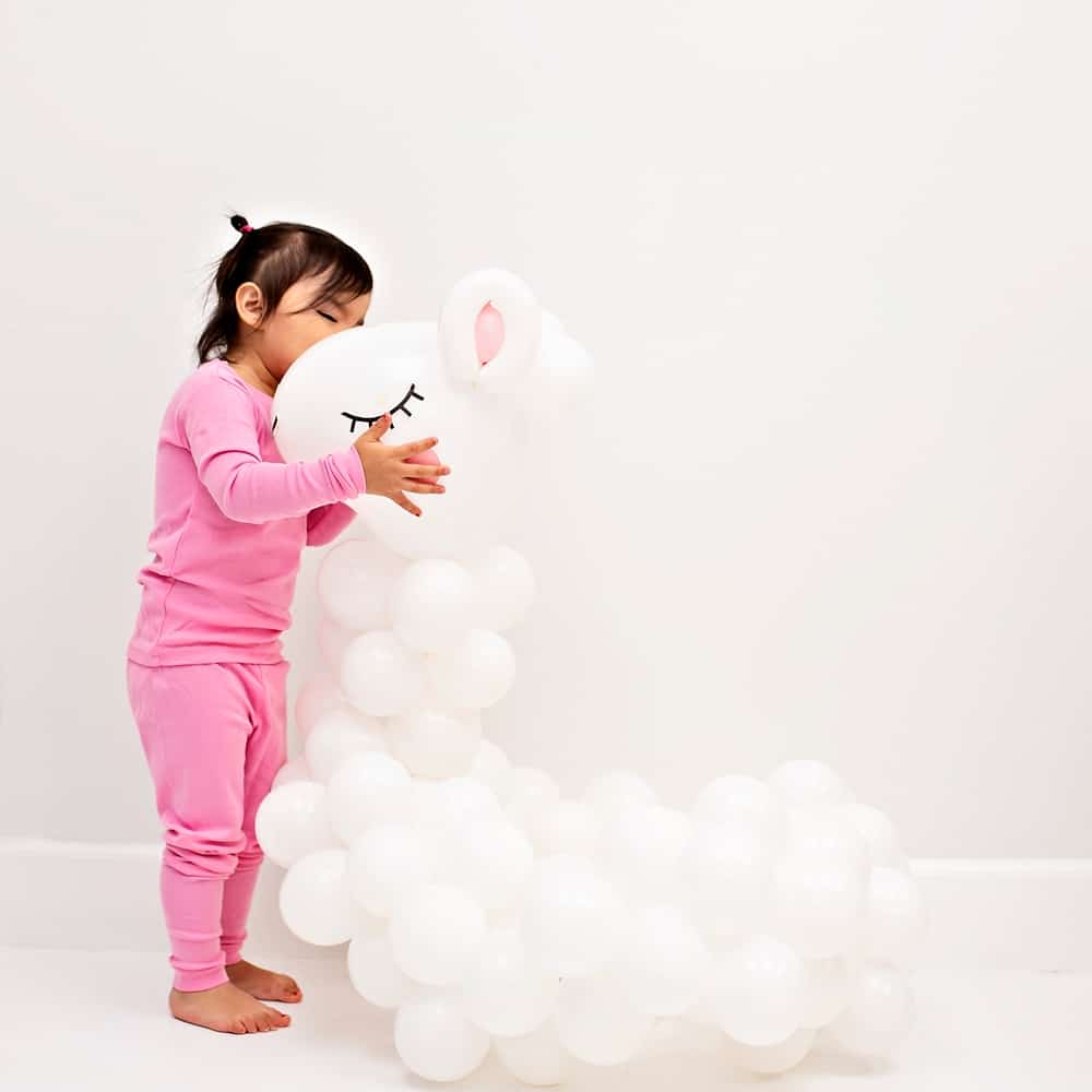 DIY Llama Balloon Costume for Kids - Halloween costume