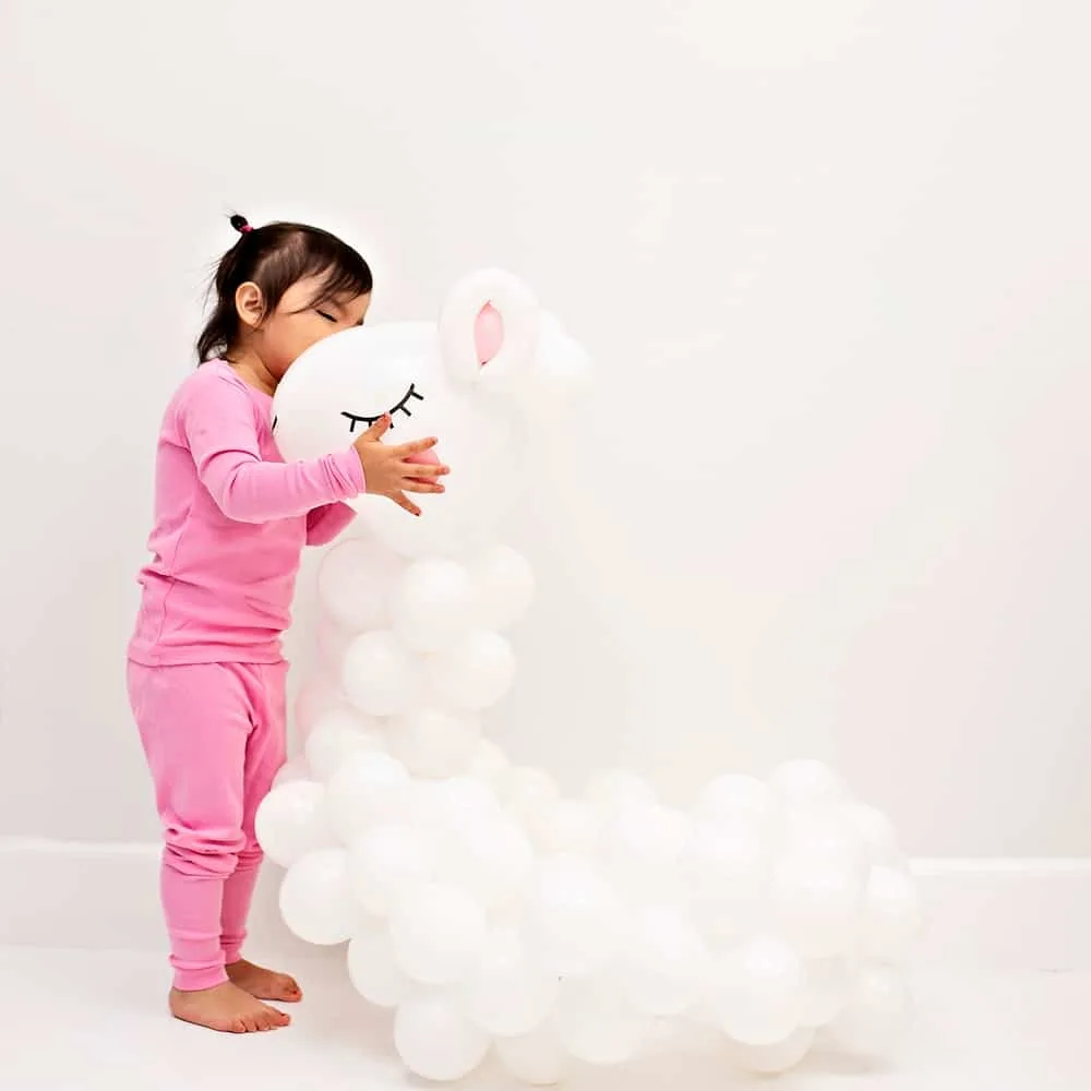 DIY Llama Balloon Costume for Kids - Halloween costume