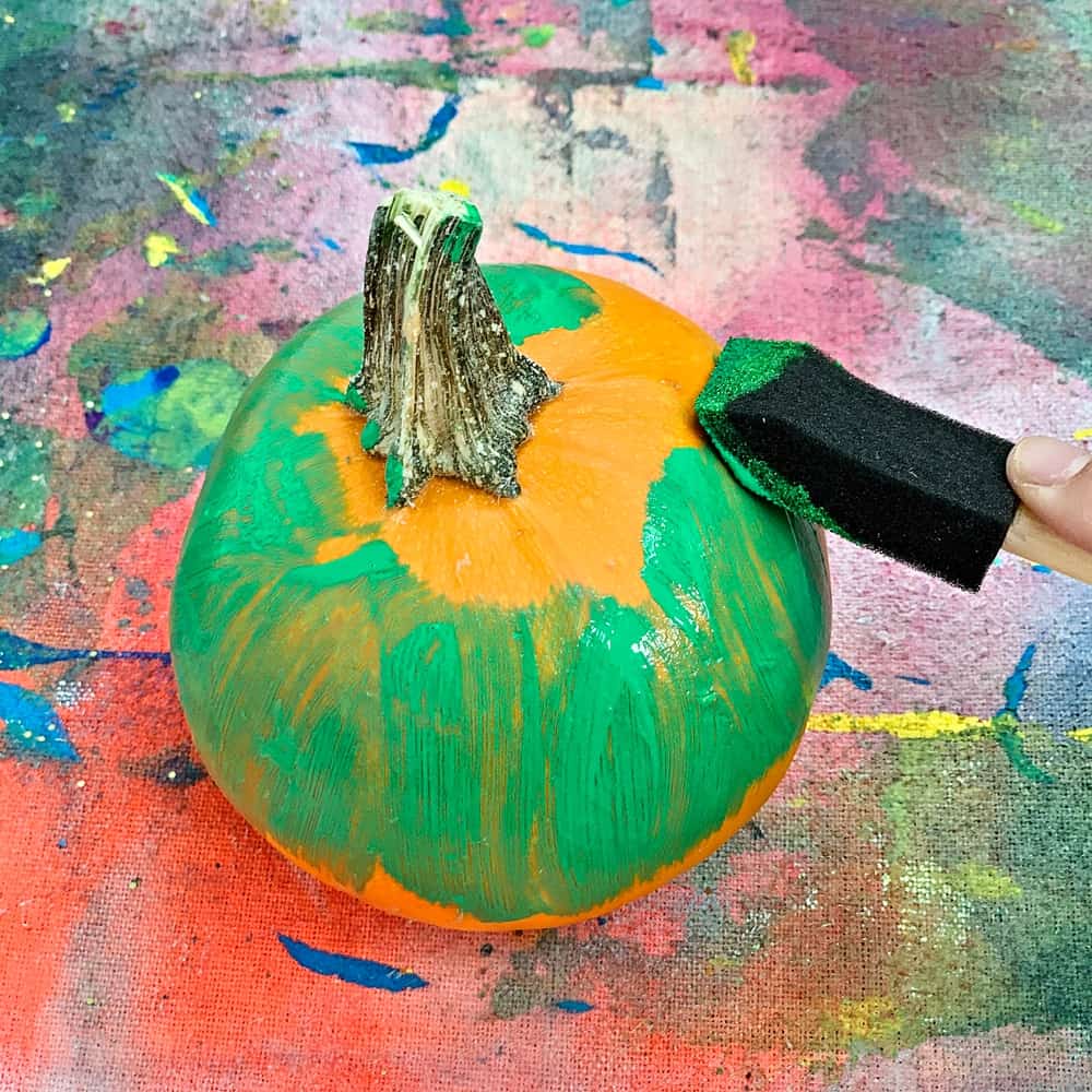 DIY Pumpkin Unicorn Witch - process