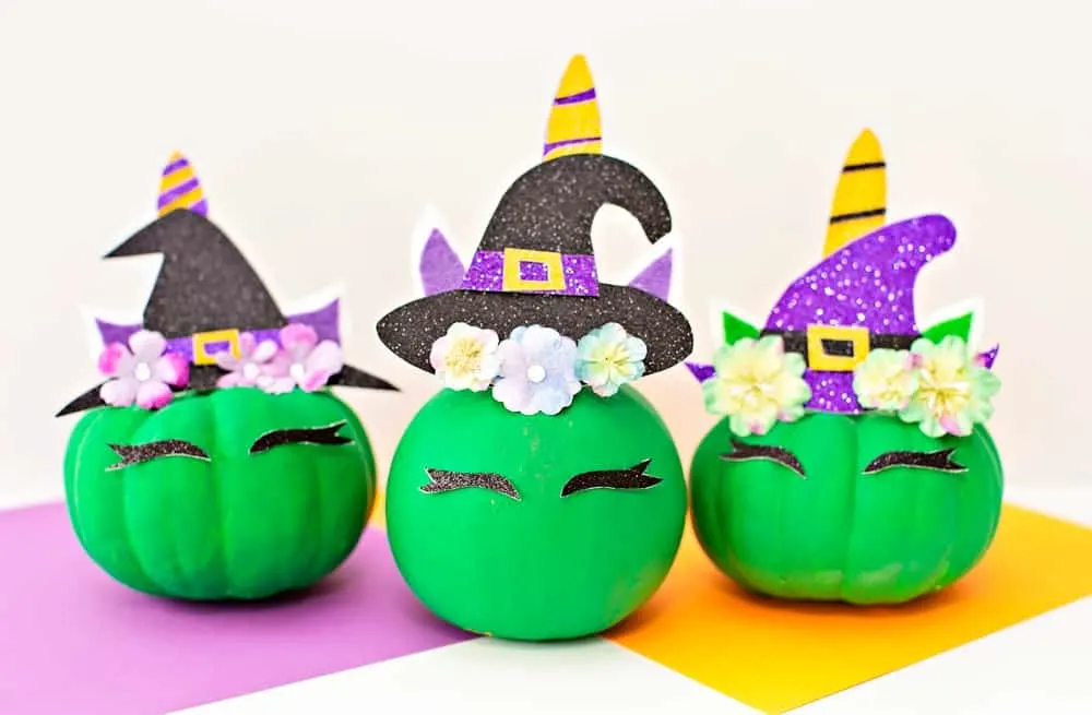 DIY Pumpkin Unicorn Witch
