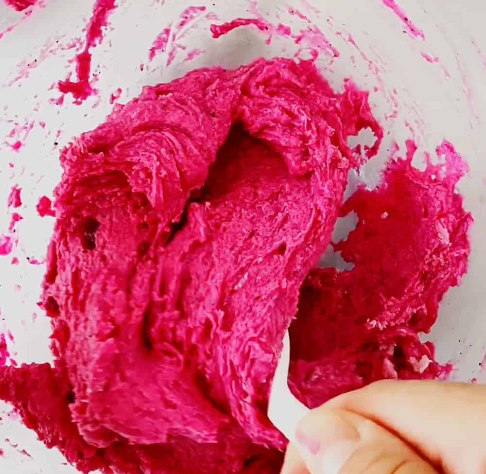 natural dye homemade playdough recipe - process