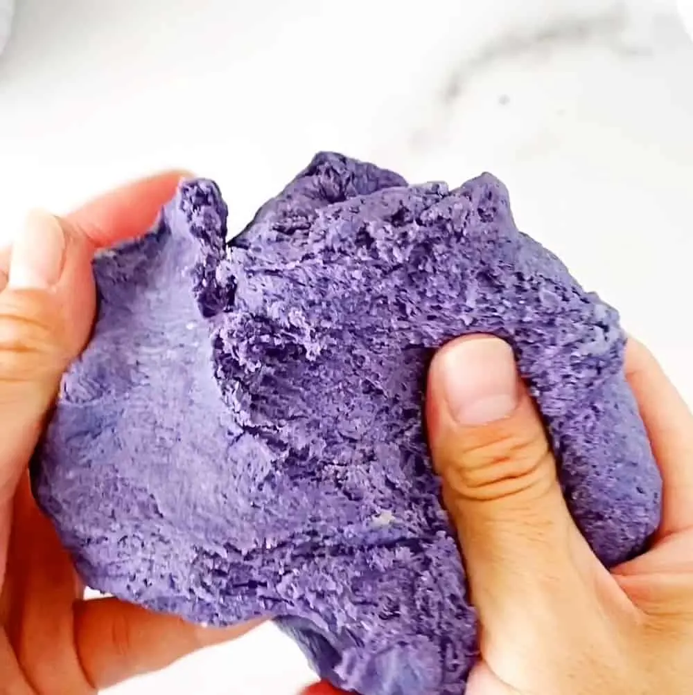 natural dye homemade playdough recipe - butterfly pea