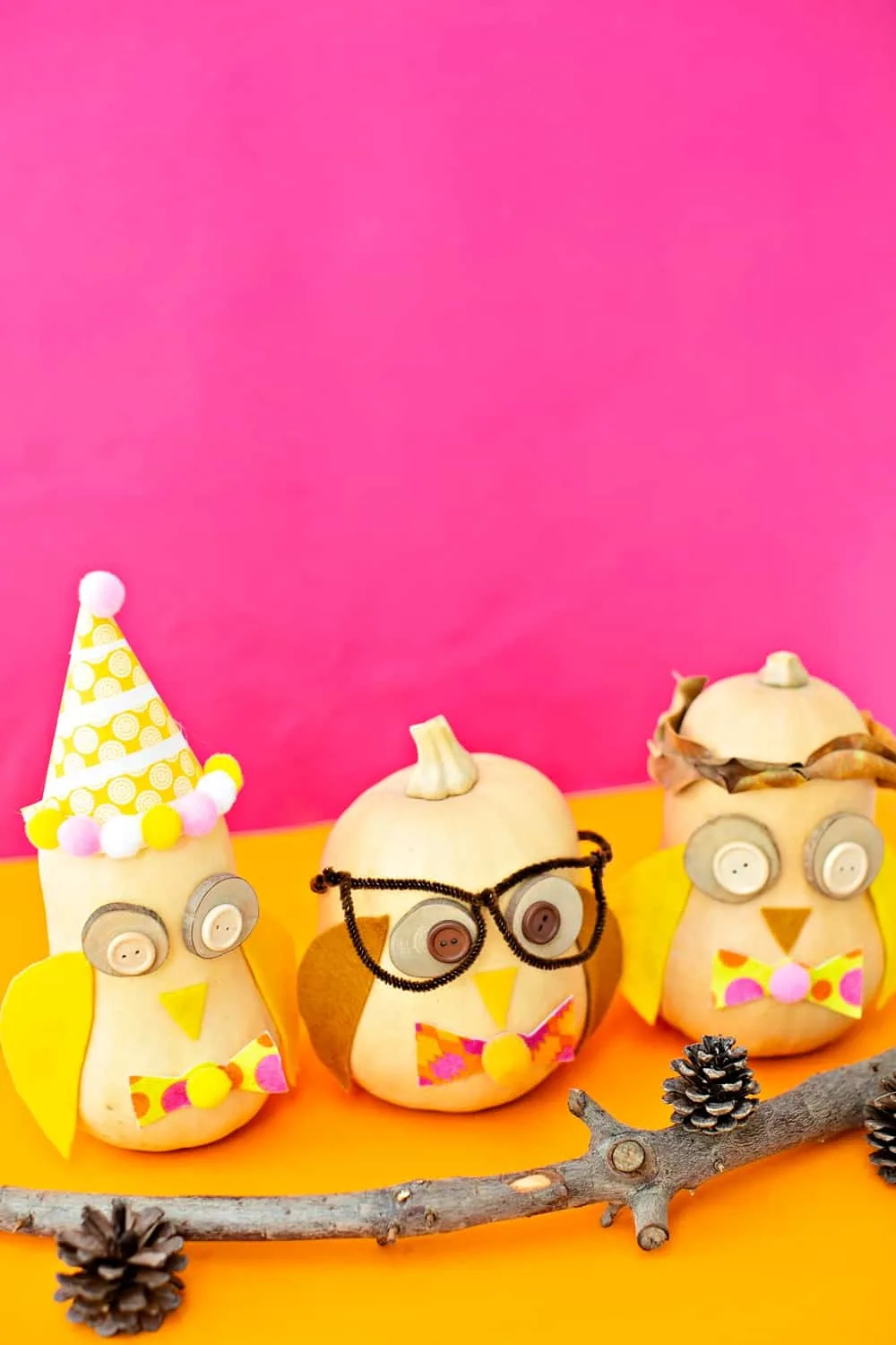 Owl Pumpkin Craft for kids 