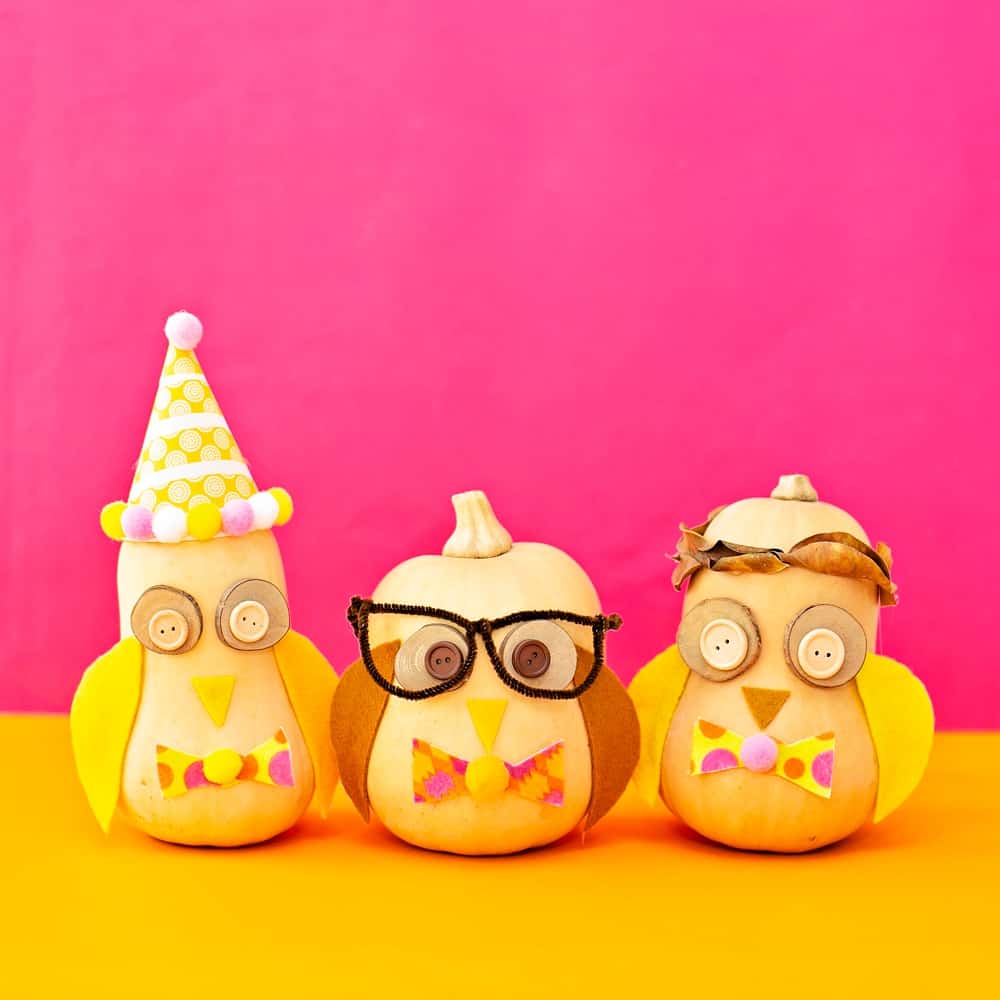 Owl Pumpkin Craft for kids 