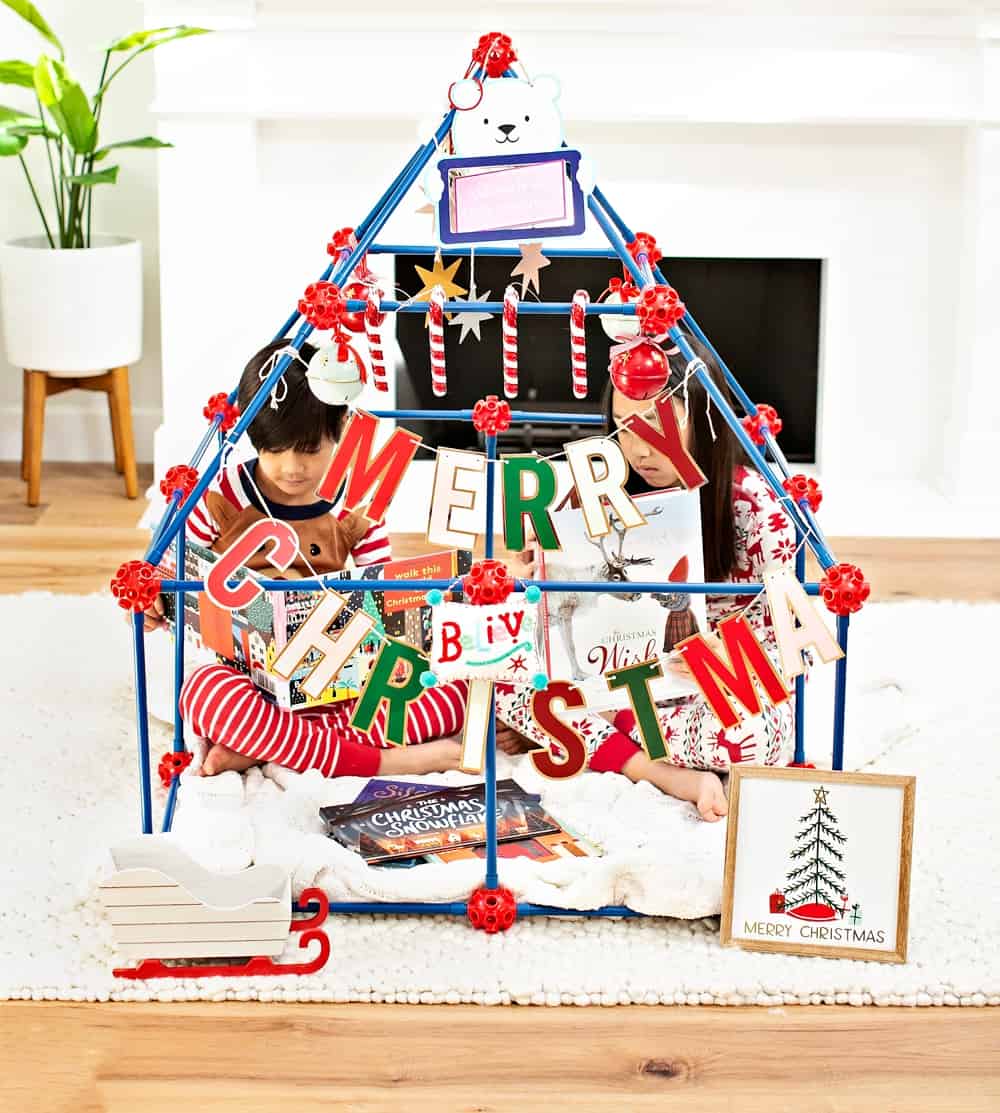 BUILD A HOLIDAY FORT WITH THE ULTIMATE FORT BUILDER - Hello Wonderful