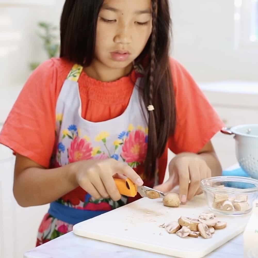 Kids cooking Home Chef Meal Delivery