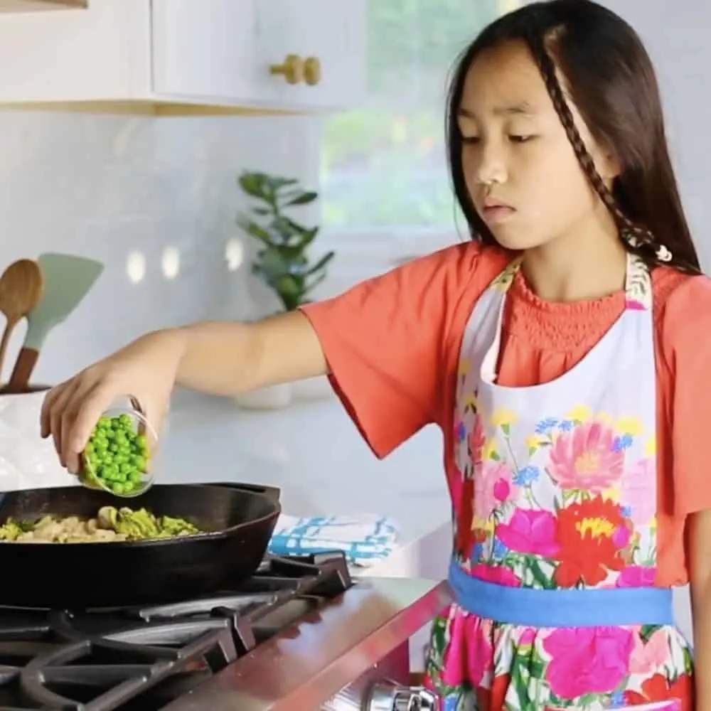 Kids cooking Home Chef Meal Delivery