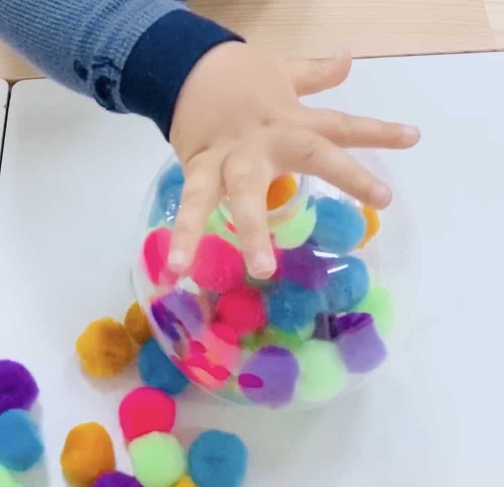 Pom Pom Ornament Fine Motor Skills for Toddler 