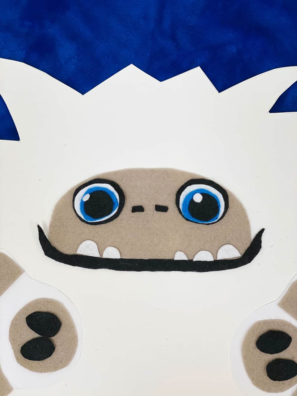 CARDBOARD ABOMINABLE YETI SCISSOR CUTTING ACTIVITY Hello Wonderful