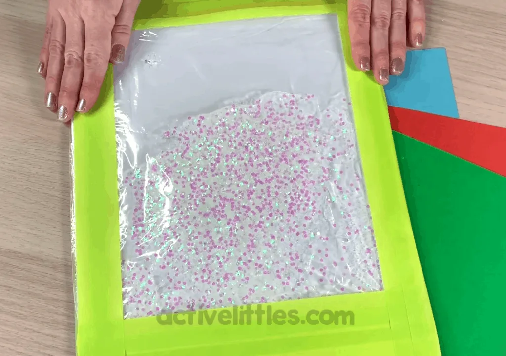 Glitter Sensory Bag Activity for Kids