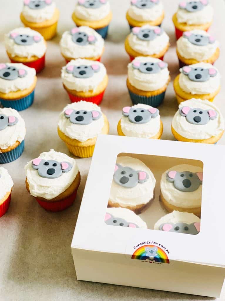 Cupcakes For Koalas was started by two young passionate kid bakers to raise money for the Australian Fires. 
