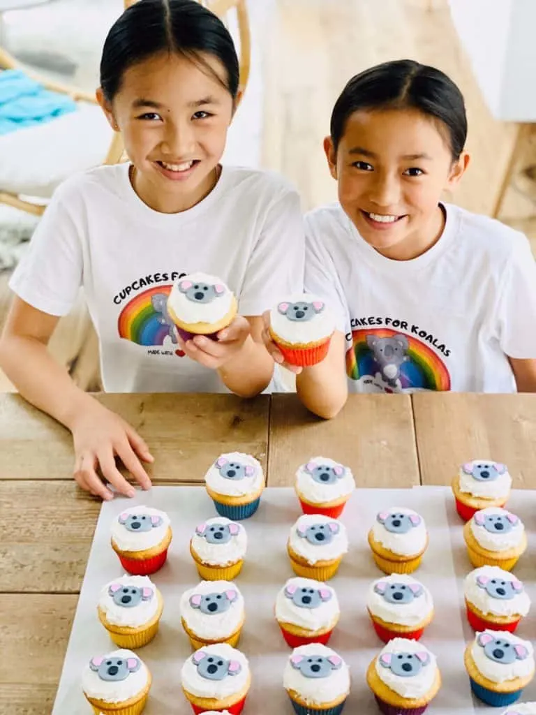 Cupcakes For Koalas Started by Two Kid Bakers to Raise Money for Australian Fires