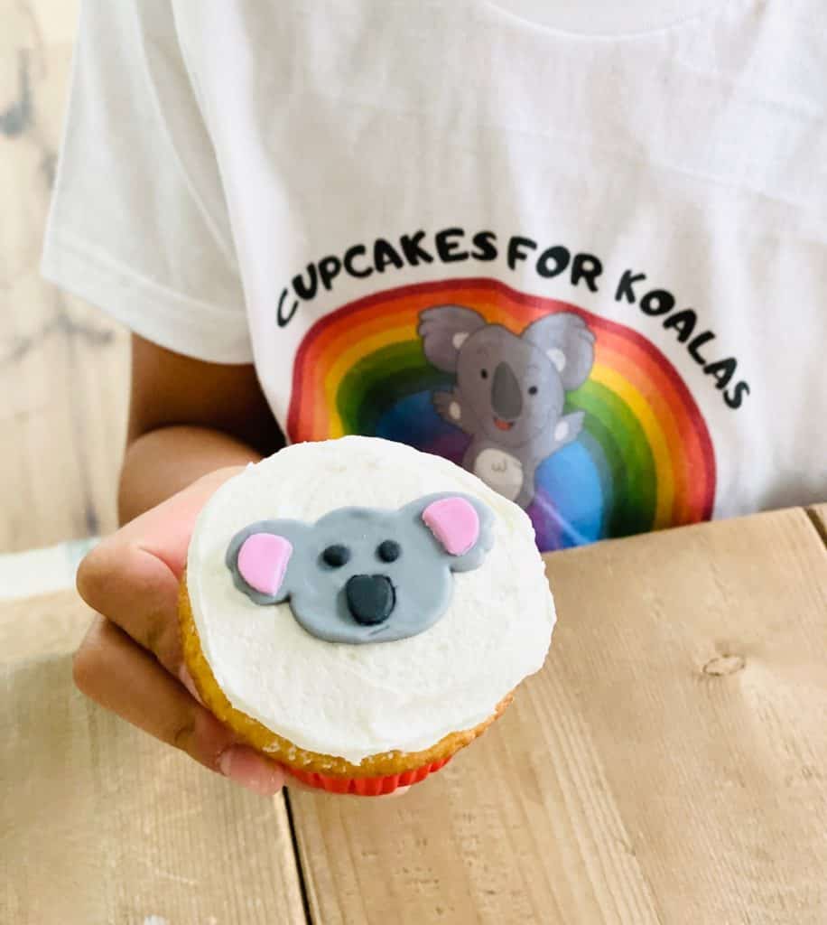 Cupcakes For Koalas raises money for the Australian Fires. 