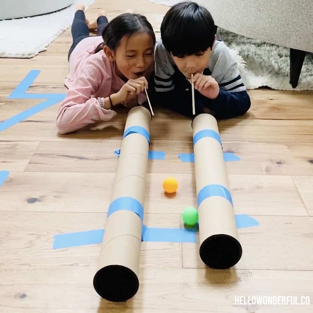 Easy Indoor Activities for Kids. Cheap fun and simple ideas many using recycled or household materials. 