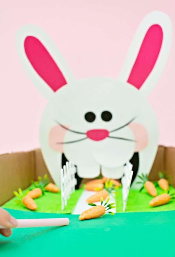 Feed the Bunny Easter Game for Kids