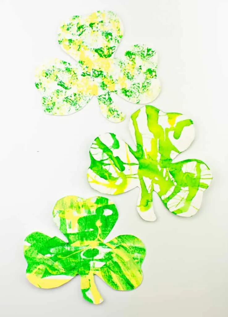 Shamrock Art Projects for Kids. St. Patrick's Day arts and crafts for kids 