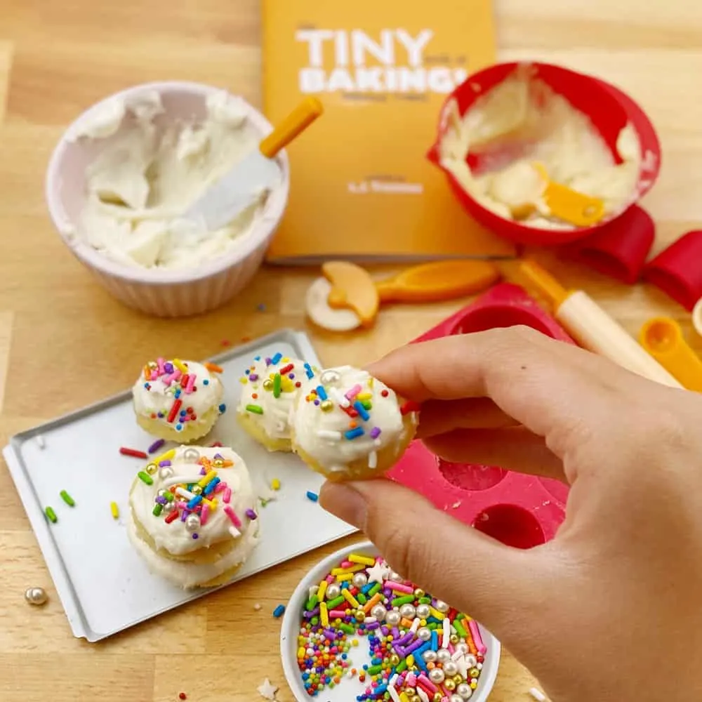 tiny baking kit. tiny cupcakes, cakes and baked goods