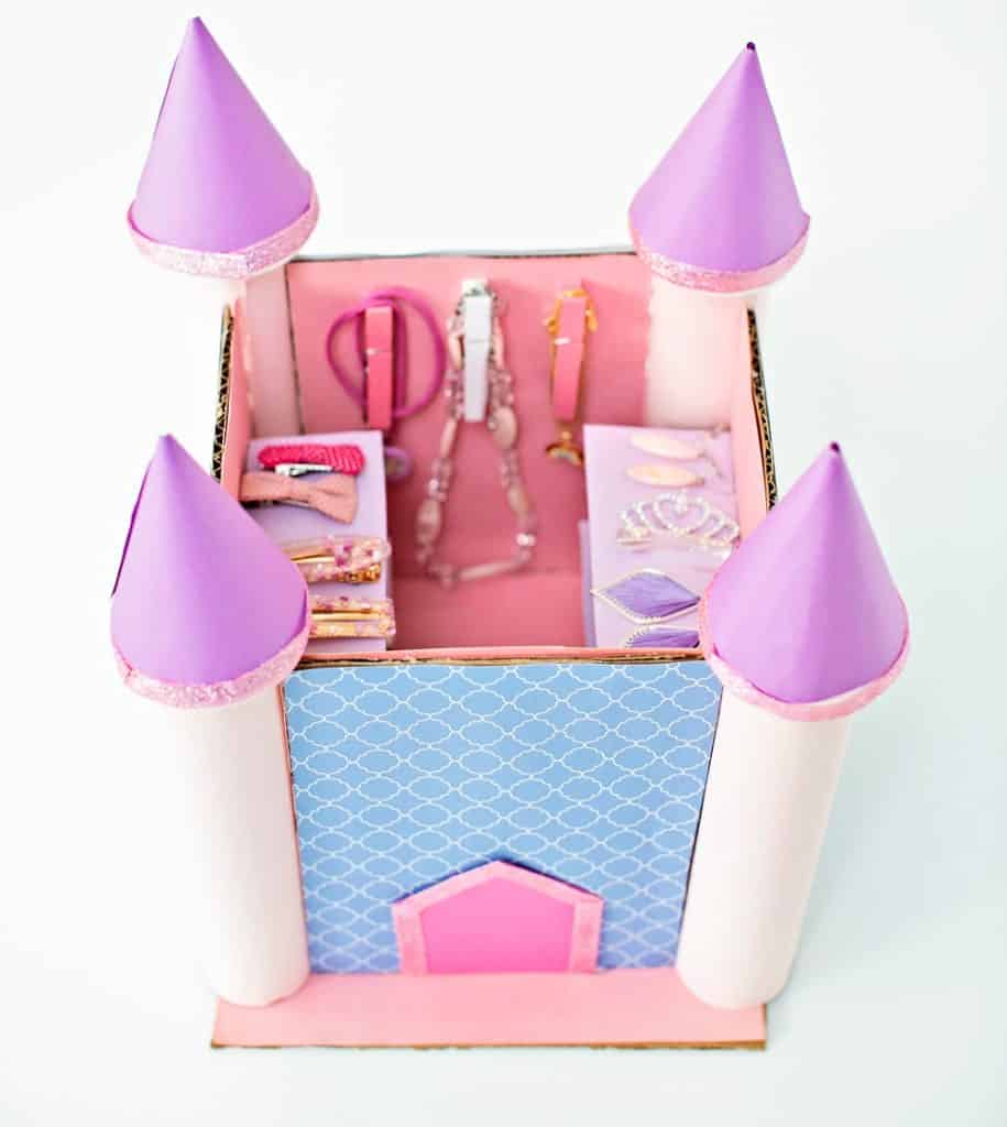 Cardboard Castle Jewelry Box