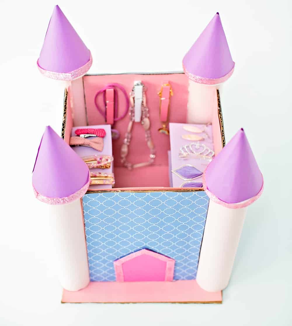 Cardboard Castle Jewelry Box
