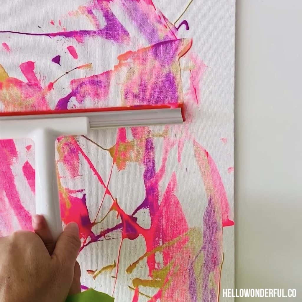 squeegee painting