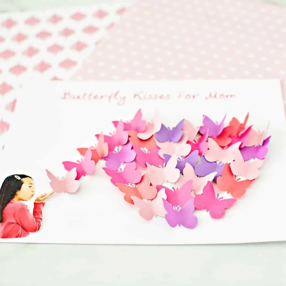 Butterfly Paper Art for Mother's Day