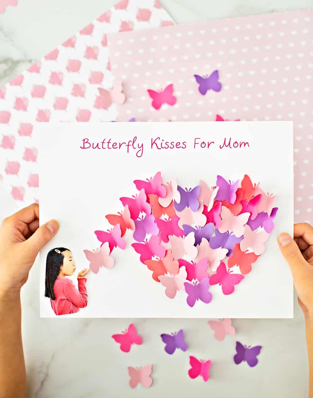 Mother's Day Butterfly Art these make pretty mother's day cards!