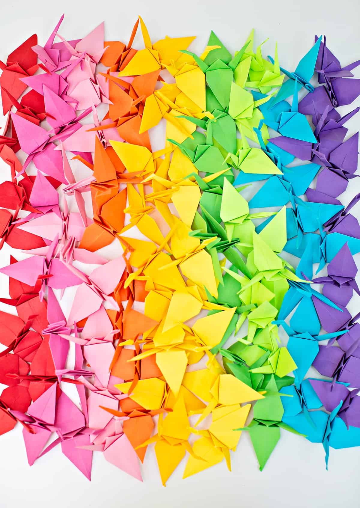 One million paper cranes project. Community project to show love and support during the coronavirus pandemic. 