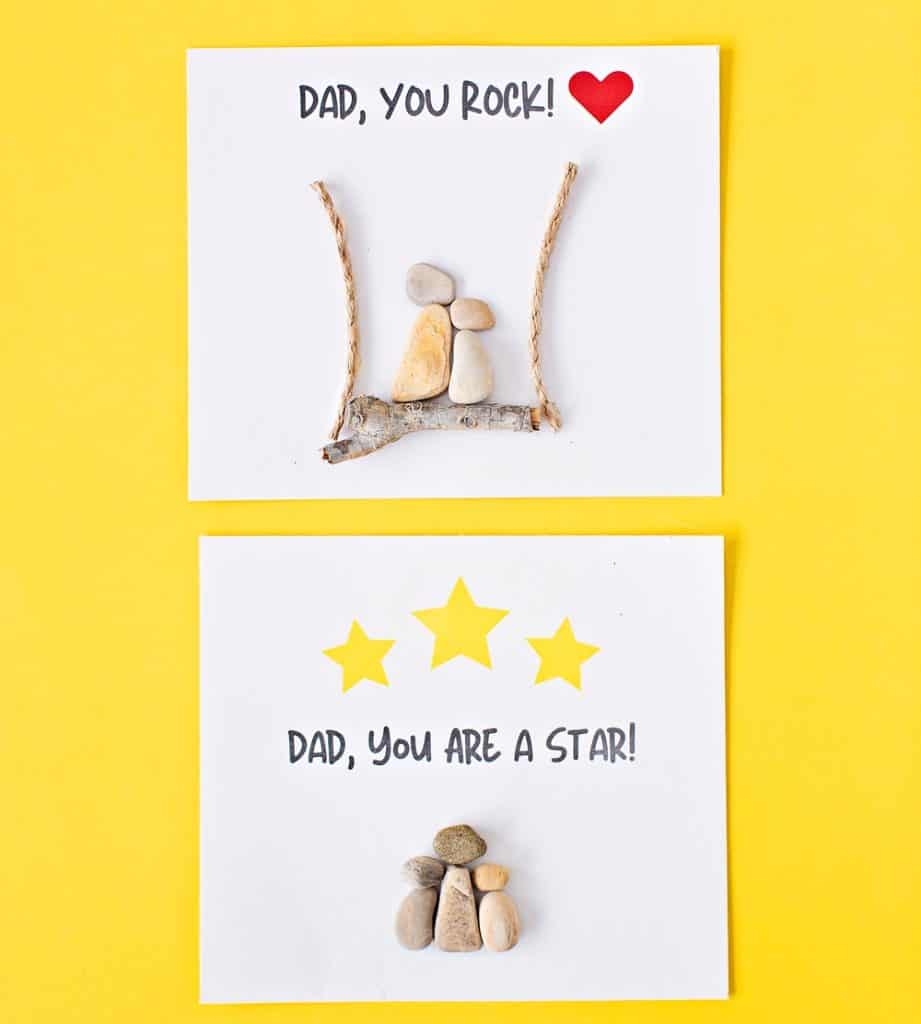 How to Make Father's Day Pebble Rock Art
