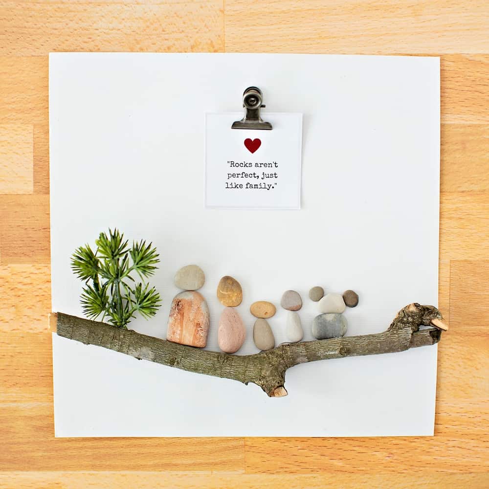 How to make pebble rock art great for handmade mother's day gift
