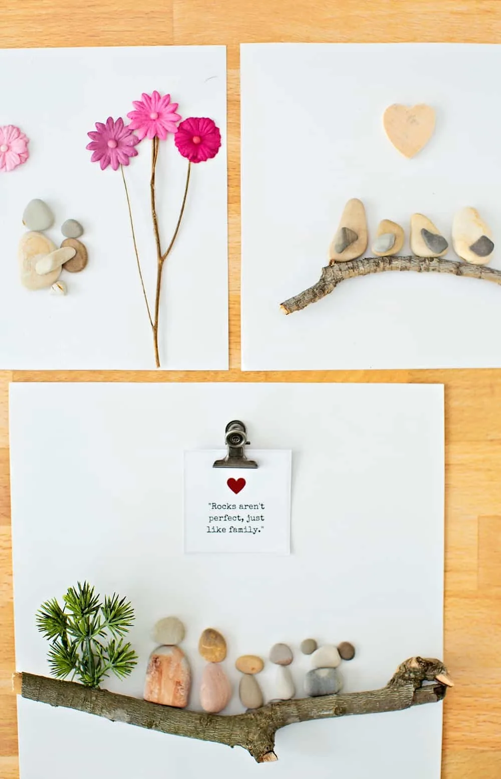 How to make pebble rock art great for handmade mother's day gift