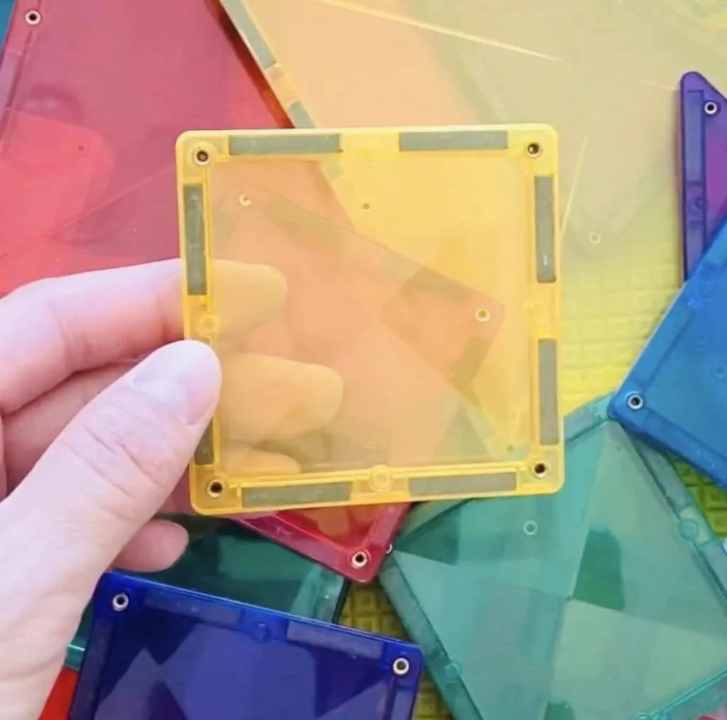 magnetic tile toys for kids made by Connetix Tiles